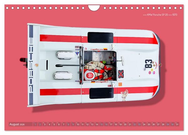 Produktbild: Legenden des Rennsports Historic Sports Cars 1960-1975 (Wandkalender 2026 DIN A4 quer), CALVENDO Monatskalender
