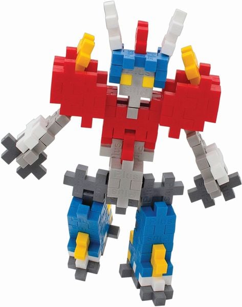 Produktbild: Plus-Plus 100 Tube Kreativ Bausteine Mecha Roboter