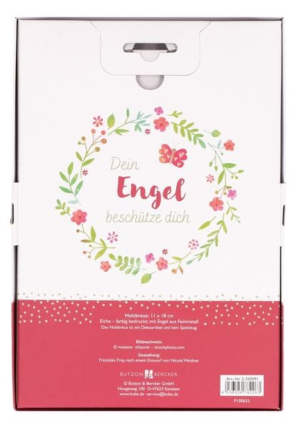 Produktbild: Kinderholzkreuz - Dein Engel besch&uuml;tze dich