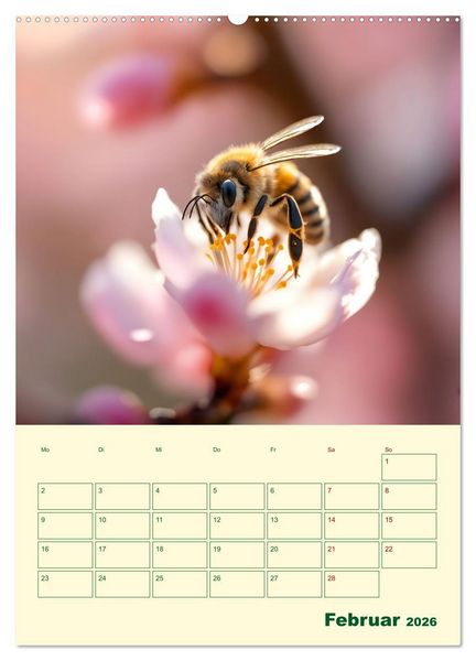 Produktbild: Bienenblick &ndash; Ein Jahr mit den Bienen (hochwertiger Premium Wandkalender 2026 DIN A2 hoch), Kunstdruck in Hochglanz