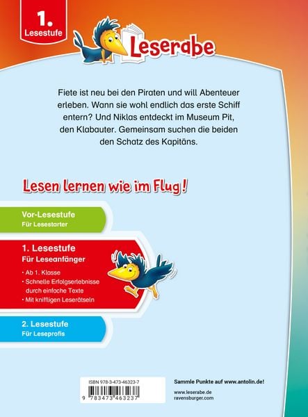 Produktbild: Leserabe Sonderausgaben - Die besten Leseraben-Piratengeschichten