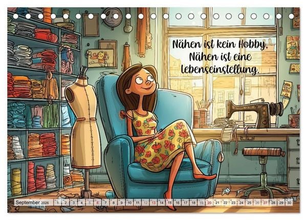 Produktbild: Fr&ouml;hlich eingef&auml;delt (Tischkalender 2026 DIN A5 quer), CALVENDO Monatskalender