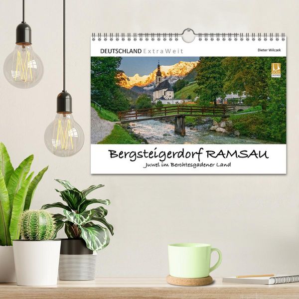Produktbild: Bergsteigerdorf RAMSAU - Juwel im Berchtesgadener Land (Wandkalender 2026 DIN A4 quer), CALVENDO Monatskalender