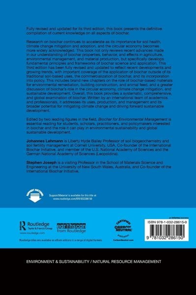 Produktbild: Biochar for Environmental Management