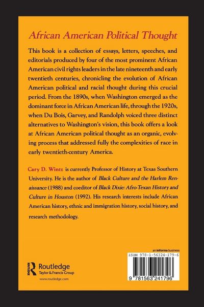Produktbild: African American Political Thought, 1890-1930