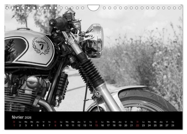 Produktbild: Une moto de caract&egrave;re (Calendrier mural 2026 DIN A4 vertical), CALVENDO calendrier mensuel