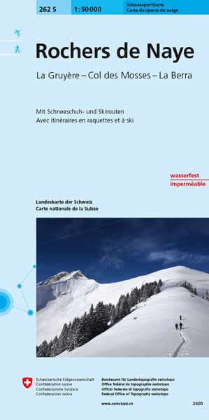 Produktbild: Swisstopo 1 : 50 000 Rochers de Naye Ski