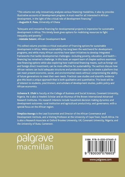 Produktbild: Financing Sustainable Development in Africa