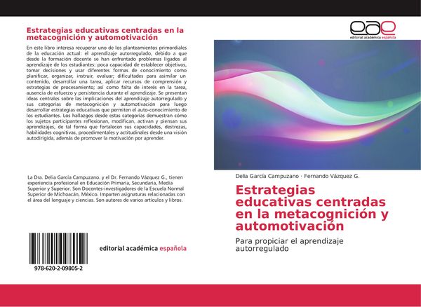 Produktbild: Estrategias educativas centradas en la metacognici&oacute;n y automotivaci&oacute;n