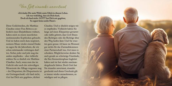 Produktbild: Segensw&uuml;nsche zur Goldenen Hochzeit