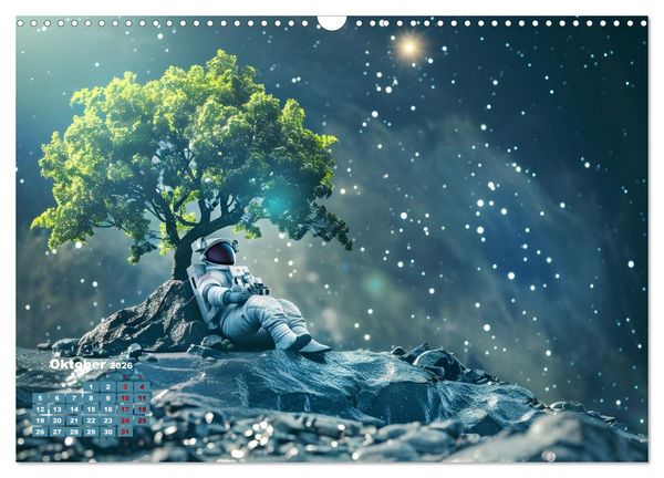 Produktbild: Zwischen Sternenstaub und Stille (Wandkalender 2026 DIN A3 quer), CALVENDO Monatskalender
