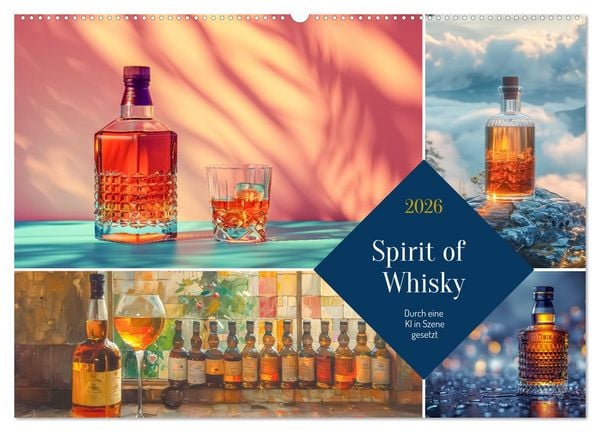 Produktbild: Spirit of Whisky (Wandkalender 2026 DIN A2 quer), CALVENDO Monatskalender