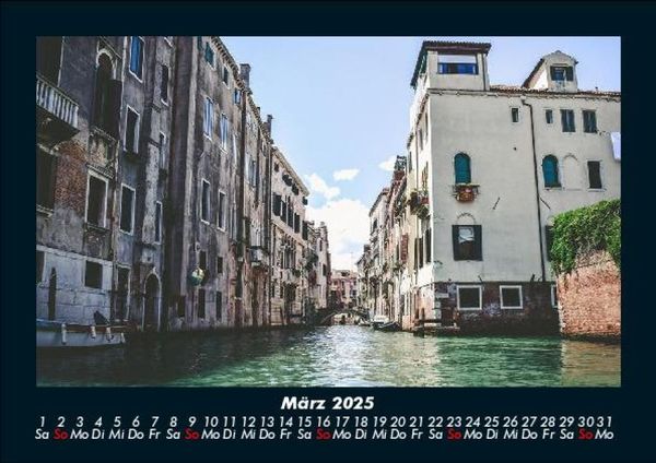 Produktbild: Venedig 2025 Fotokalender DIN A5