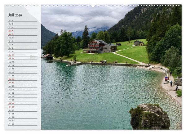 Produktbild: Alpenauszeit - Die Bergh&uuml;tten unserer Alpen (Wandkalender 2026 DIN A2 quer), CALVENDO Monatskalender