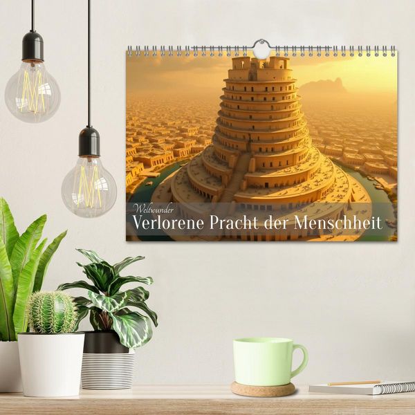Produktbild: Weltwunder - Verlorene Pracht der Menschheit (Wandkalender 2026 DIN A4 quer), CALVENDO Monatskalender
