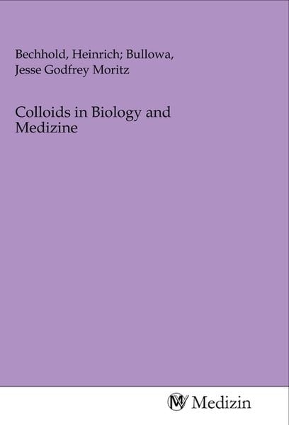 Produktbild: Colloids in Biology and Medizine