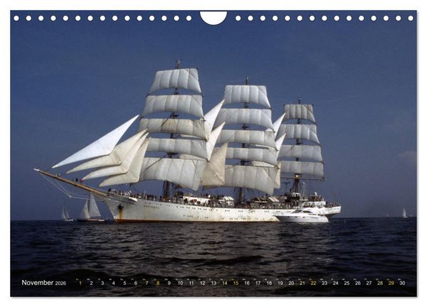 Produktbild: Analoge Fotografie Tall Ships Sail 1995 Bremerhaven (Wandkalender 2026 DIN A4 quer), CALVENDO Monatskalender