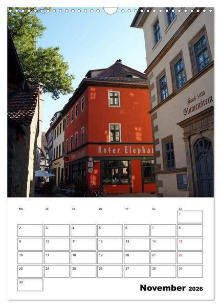 Produktbild: Mein Erfurt (Wandkalender 2026 DIN A3 hoch), CALVENDO Monatskalender