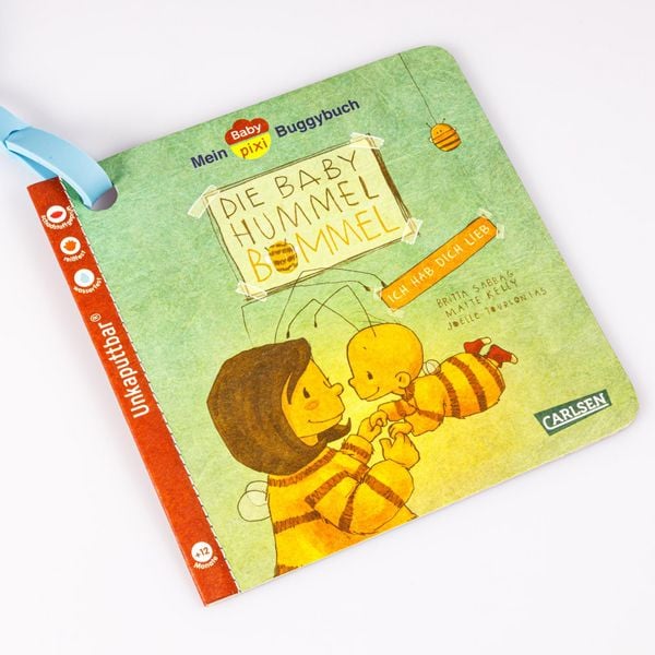 Produktbild: Baby Pixi (unkaputtbar) 155: Mein Baby-Pixi-Buggybuch: Baby Hummel Bommel &ndash; Ich hab dich lieb