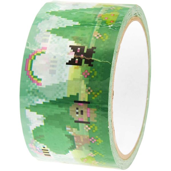 Produktbild: Paketklebeband Pixel, gr&uuml;n, 5 cm x 32 m