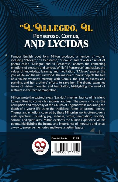 Produktbild: L'Allegro Il Penseroso Comus And Lycidas
