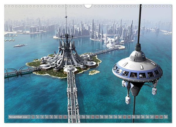 Produktbild: Science Fiction Visionen (Wandkalender 2026 DIN A3 quer), CALVENDO Monatskalender
