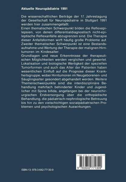 Produktbild: Aktuelle Neurop&auml;diatrie 1991