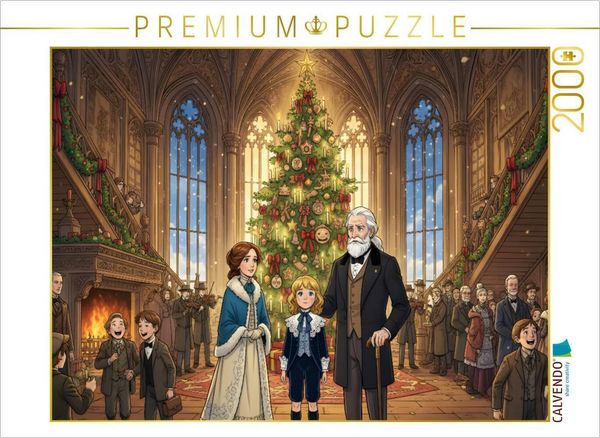 CALVENDO Puzzle Gemeinsam feiern sie ein neues Weihnachten | 2000 Teile Lege-Größe 90x67cm Foto-Puzzle für glückliche Stunden