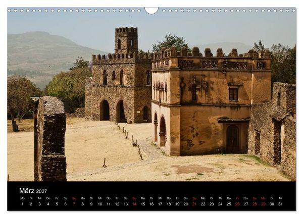 Produktbild: &Auml;thiopien - kulturelle H&ouml;hepunkte im orthdoxen Norden (Wandkalender 2027 DIN A3 quer), CALVENDO Monatskalender
