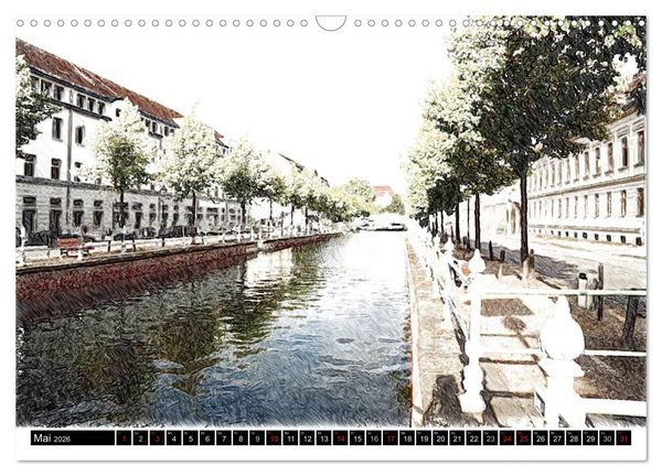 Produktbild: Potsdam Kalender (Wandkalender 2026 DIN A3 quer), CALVENDO Monatskalender