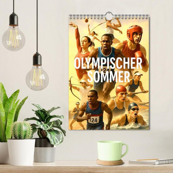 Produktbild: Olympischer Sommer (Wandkalender 2026 DIN A4 hoch), CALVENDO Monatskalender