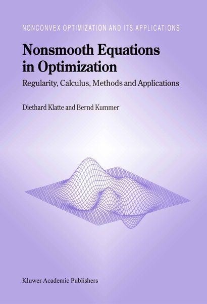 Produktbild: Nonsmooth Equations in Optimization