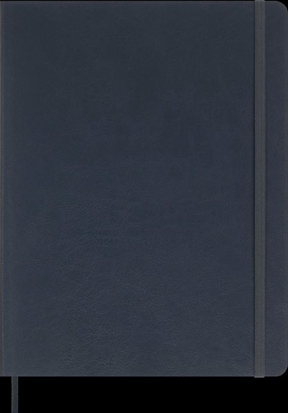 Produktbild: Moleskine Vegea Notizb&uuml;cher (2x), XL, liniert, weicher Einband, schwarz und Capri Petroleum