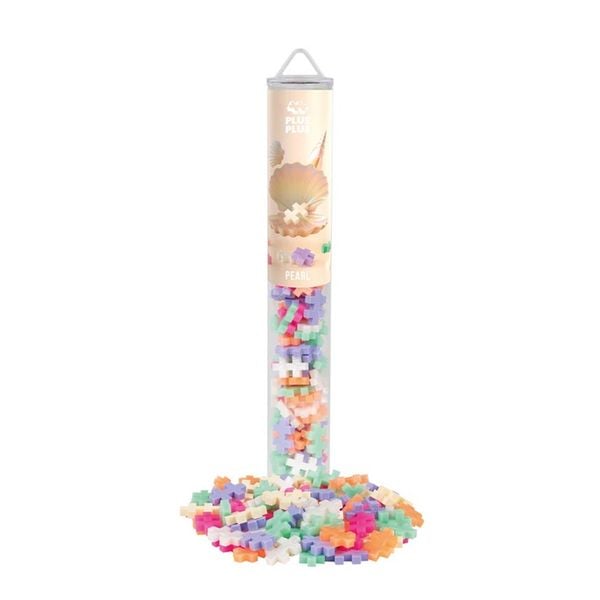 Produktbild: Plus-Plus 100 Tube Kreativ Bausteine Pearl