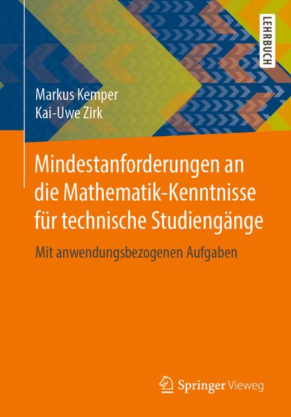 Produktbild: Mindestanforderungen an die Mathematik-Kenntnisse f&uuml;r technische Studieng&auml;nge