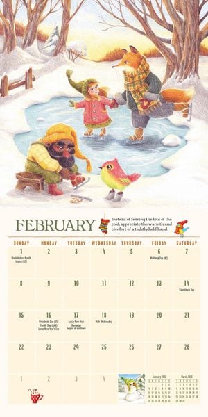 Produktbild: Gnome Life Mini Wall Calendar 2026