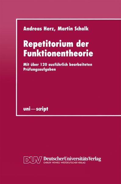 Produktbild: Repetitorium der Funktionentheorie