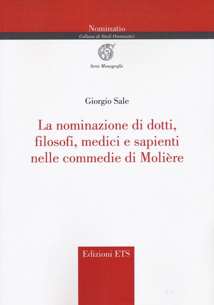 Produktbild: La nominazione di dotti, filosofi, medici e sapienti nelle commedie di Moli&egrave;re