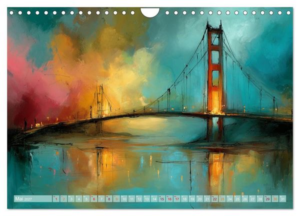 Produktbild: Visionen aus Linie und Raum (Wandkalender 2027 DIN A4 quer), CALVENDO Monatskalender