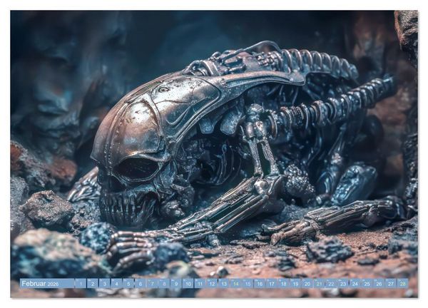 Produktbild: Science Fiction - Fremdartige V&ouml;lker und deren Spuren (hochwertiger Premium Wandkalender 2026 DIN A2 quer), Kunstdruck in Hochglanz