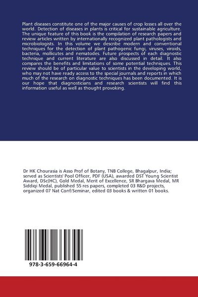 Produktbild: Plant Disease Diagnosis : Recent Advances and Future Perspectives