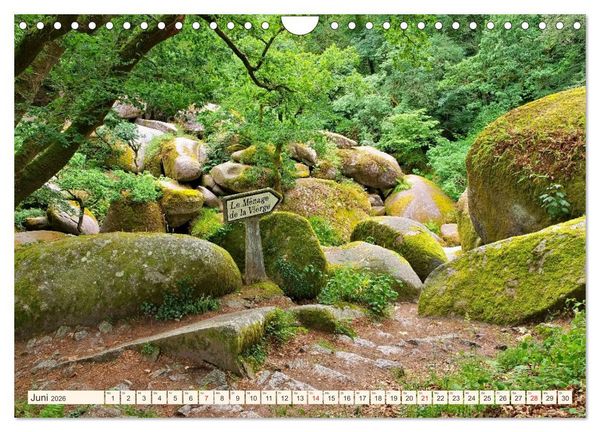 Produktbild: Huelgoat - Sagenumwobener M&auml;rchenwald in der Bretagne (Wandkalender 2026 DIN A4 quer), CALVENDO Monatskalender