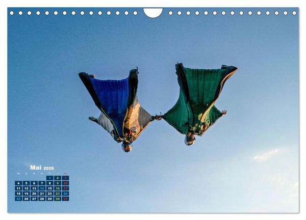 Produktbild: Base Jumping Adrenalin- Kick (Wandkalender 2026 DIN A4 quer), CALVENDO Monatskalender