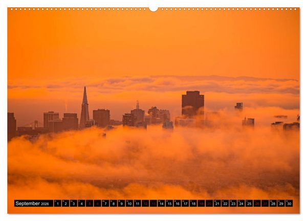 Produktbild: San Francisco Moments (hochwertiger Premium Wandkalender 2026 DIN A2 quer), Kunstdruck in Hochglanz