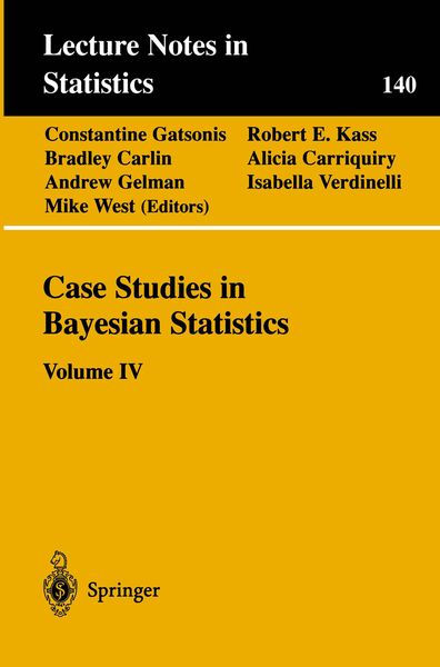 Produktbild: Case Studies in Bayesian Statistics