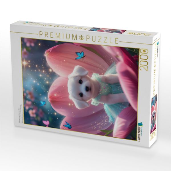 Produktbild: CALVENDO Puzzle D&auml;umelinchen-Hundewelpe | 2000 Teile Lege-Gr&ouml;&szlig;e 90x67cm Foto-Puzzle f&uuml;r gl&uuml;ckliche Stunden