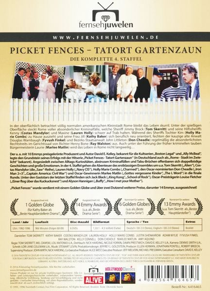Produktbild: Picket Fences - Tatort Gartenzaun - Die komplette Staffel 4 [6 DVDs]
