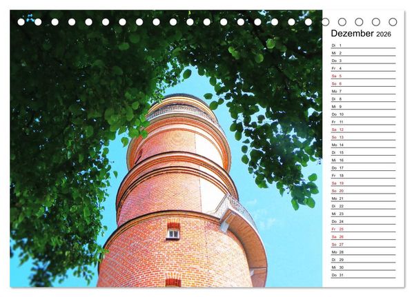 Produktbild: Travem&uuml;nder Durchblicke (Tischkalender 2026 DIN A5 quer), CALVENDO Monatskalender