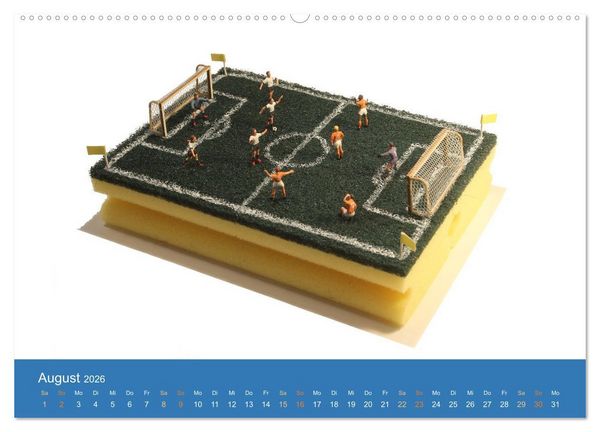 Produktbild: Little Art Sport Kunstkalender (hochwertiger Premium Wandkalender 2026 DIN A2 quer), Kunstdruck in Hochglanz