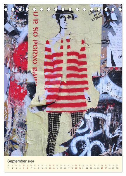 Produktbild: Famous Women in StreetArt (Tischkalender 2026 DIN A5 hoch), CALVENDO Monatskalender